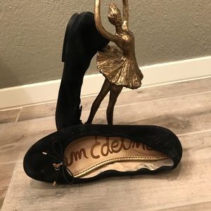 Sam Edelman Felicia Black Suede Flats